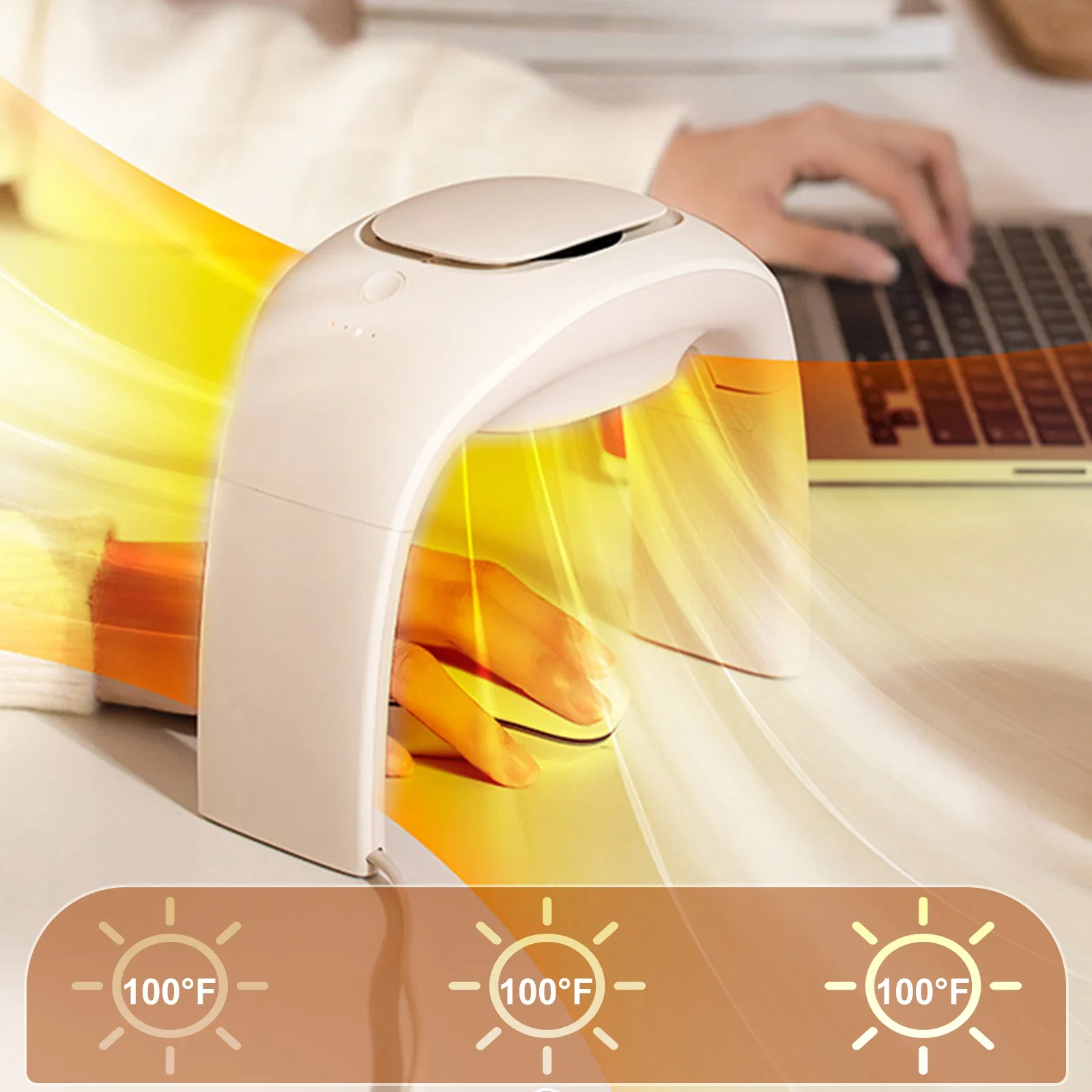 Office Tech Gear - Eary Tragbarer Winter-Maus-Handwärmer, High-Tech-Winterheizung für Zuhause,