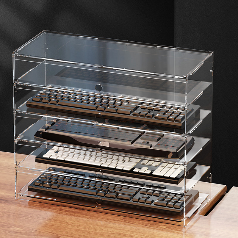 Office Technologies - Hochwertige, transparente, staubdichte Vitrine aus Acryl