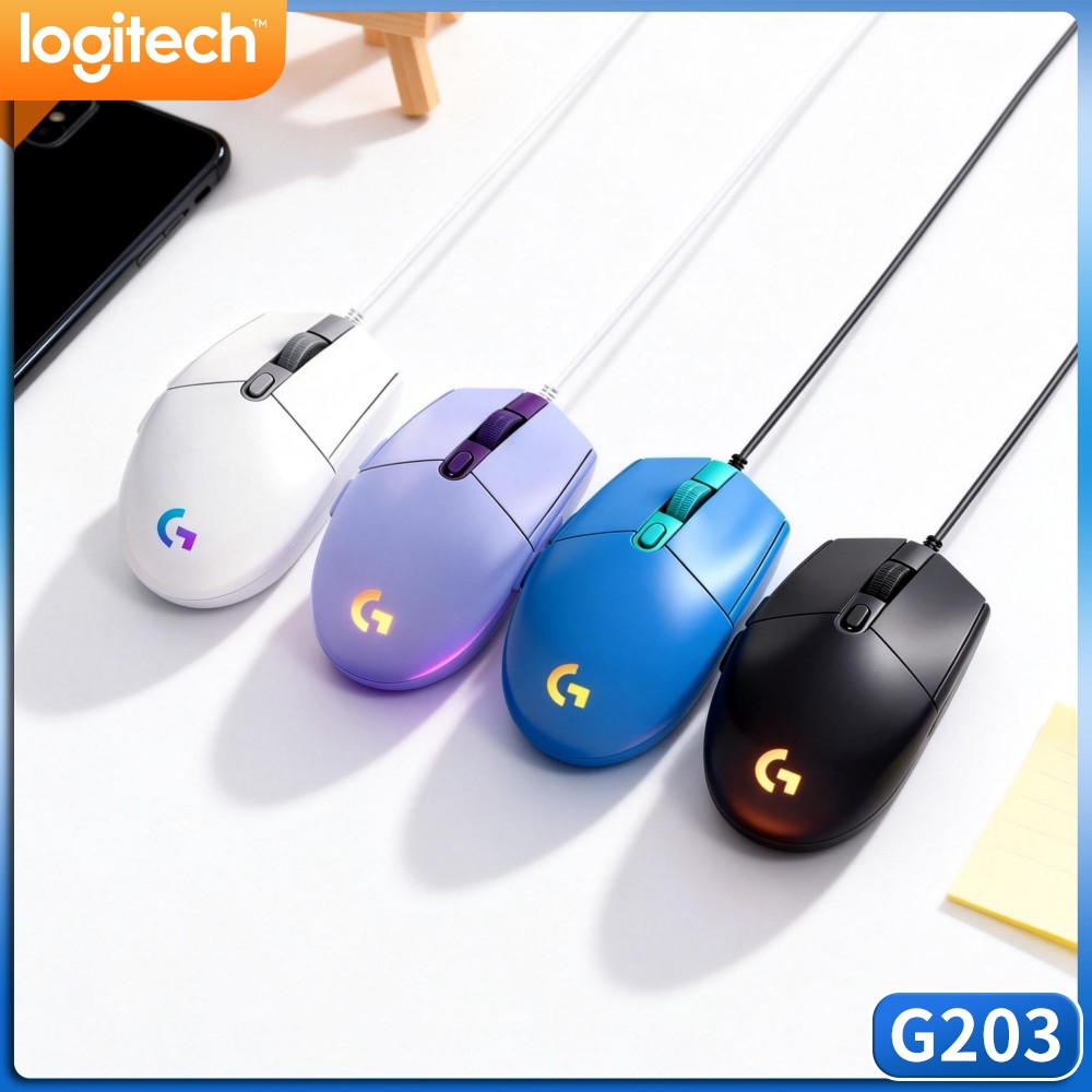 Logitech Mouse G203 - Logitech G203 LIGHTSYNC – kabelgebundene Gaming-Maus