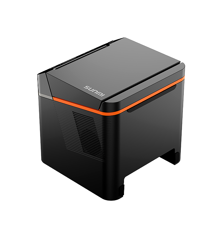 Receipt Printer Thermal - 80mm Barcode-Thermoetikettendrucker Geräuscharm Hochgeschwindigkeitsdruck Unterstützt Mehrsprachige
