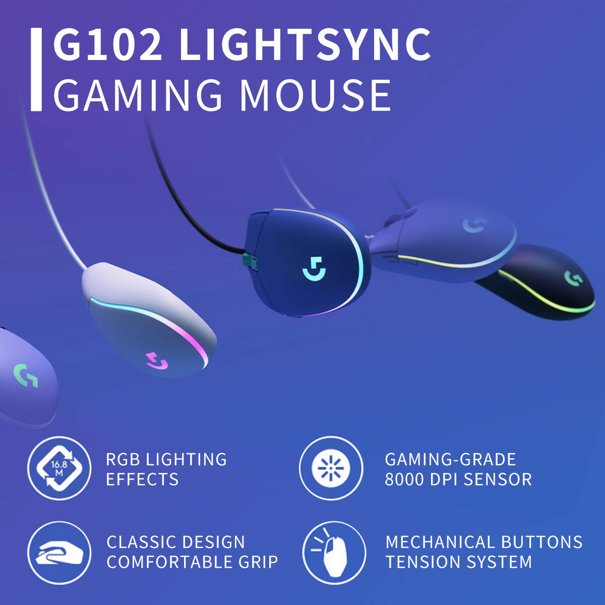 Logitech G102 Kabelgebundene G – Logitech Mouse G203 Bewertung und Preis